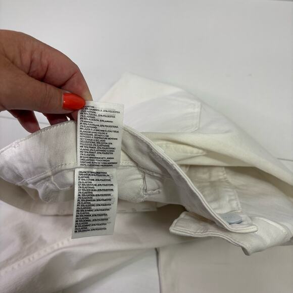 NWT H&M Women's White Skinny Jeans Size 33 TT889 - Picture 8 of 10